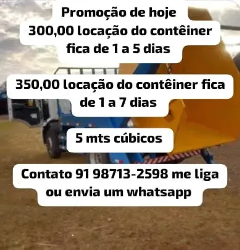 Coleta de entulhos de Obras e outros 