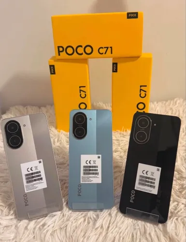 Xiaomi lacrado- Poco C71 4G Tela 6.88 64GB/3GB RAM ou 128GB/4GB RAM
