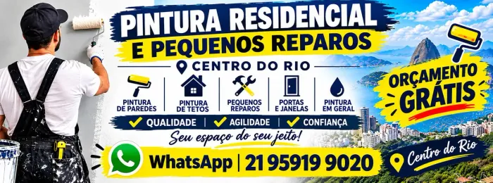Pintor Residencial! Orçamento Grátis!