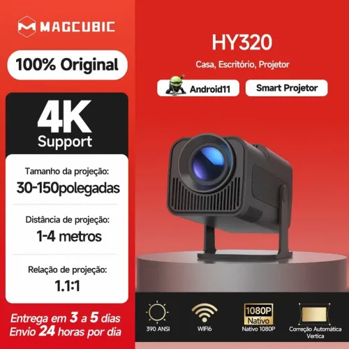 PROJETOR HY320 MAGCUBIC GRANDE ORIGINAL