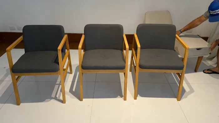 TRIO DE CADEIRAS/POLTRONAS TOK&STOK 