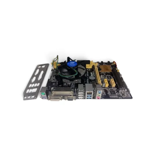 Kit placa mãe Asus h81m-c Intel Pentium g3260 , cooler , 4gb ddr3