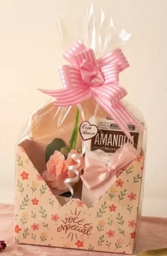 Caixa envelope dia das mães 
