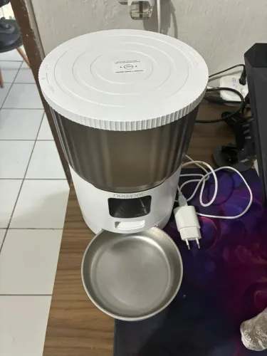 Comedouro Alimentador Automático Pet Newpet Inox - R$ 150
