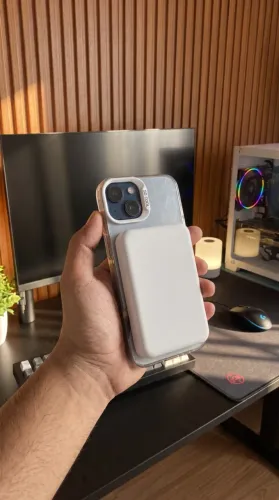 Carregador Portátil Indução 10.000mAh iPhone Powerbank