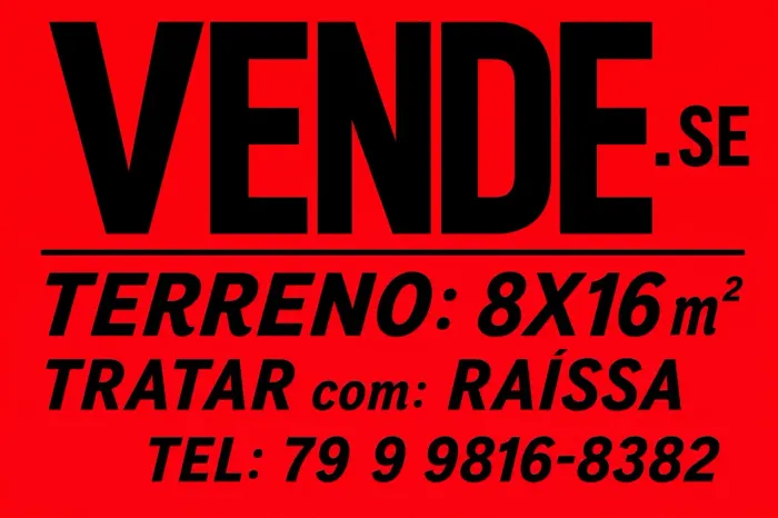 Terreno barato para construir - 8x16