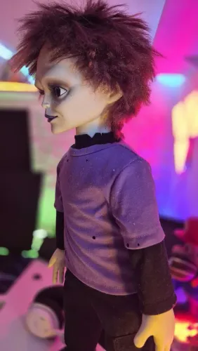 Boneco colecionável para games ou festas