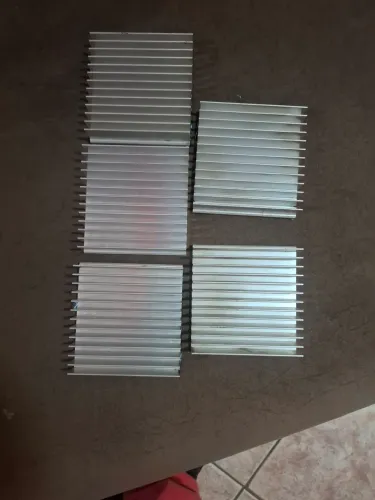 Dissipador Calor 10cm X 10cm 5 unidades