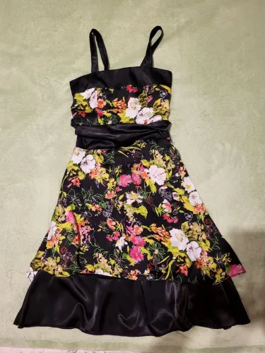 Vestido vintage floral mid