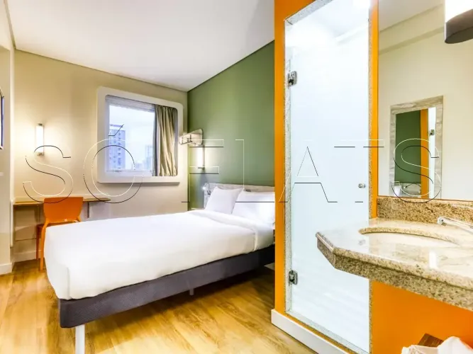 Ibis Budget Savassi, Belo Horizonte: flat 13m² para investimento em pool hoteleiro