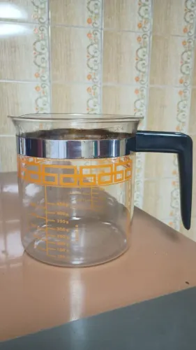 Leiteira vidro 12 cm altura
