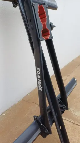 Rack de Teto + Transbike Velox Aço Eqmax Preto