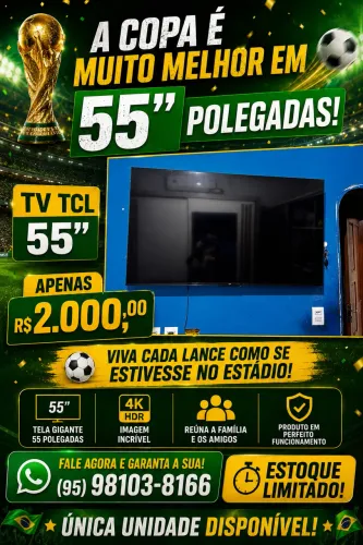 TV TCL 55 polegadas.