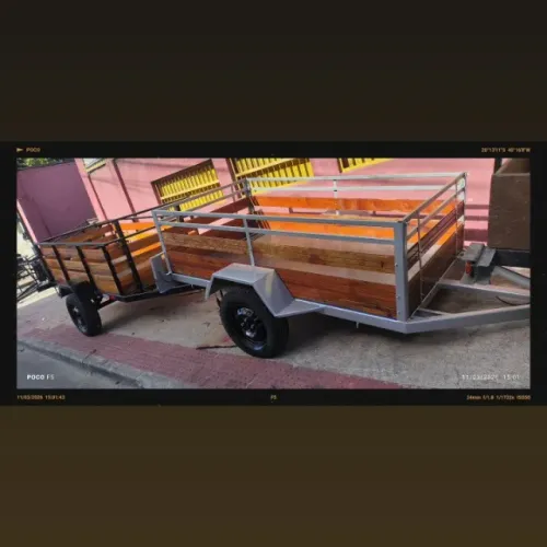 REBOQUE MODELO FAZENDINHA- EMPLACADO-NOVO COM GARANTIA 