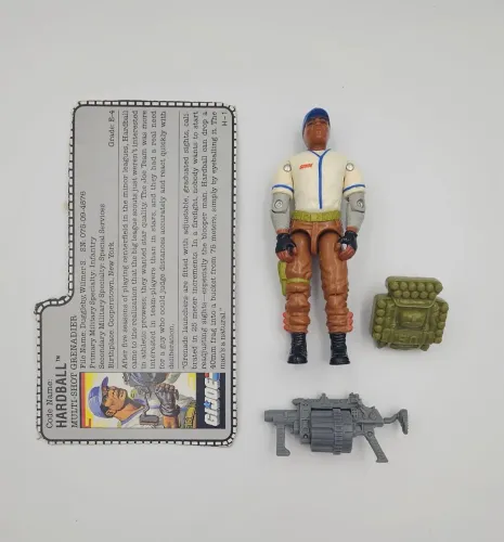 GI Joe Hardball 1988 com Filecard