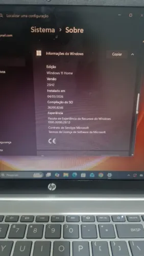 Notebook HP 15-fd em excelente estado, faço acordo!