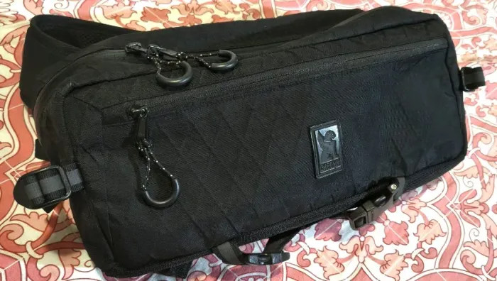 Bolsa mochila chrome industries kadet sling bag 9l xpac blckchrm 22x