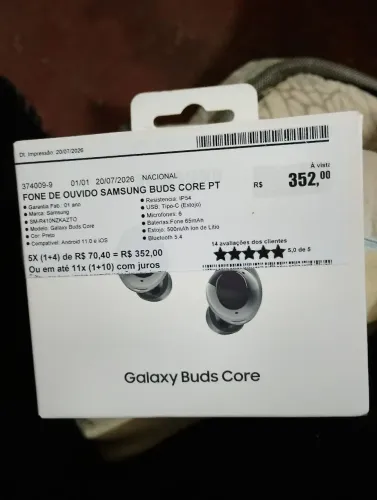 Fone Samsung via bluetooth 
