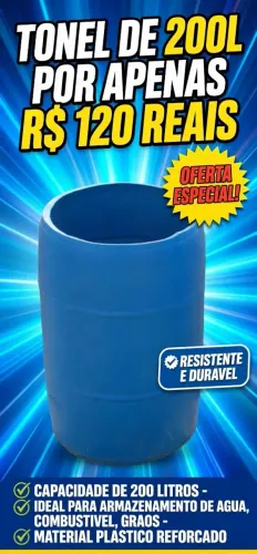 Tonel 200 litros