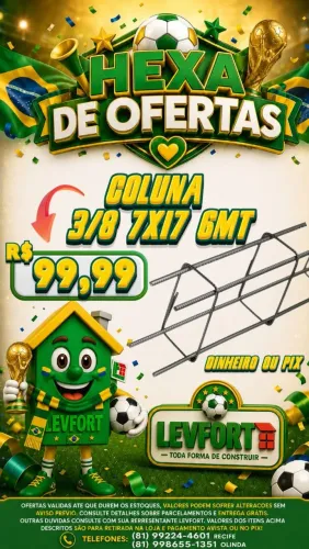 Coluna 3/8 6mt