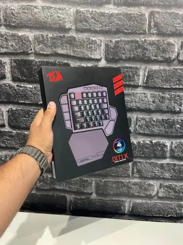 Teclado Mecânico Gamer Redragon Ditix One-Handed RGB