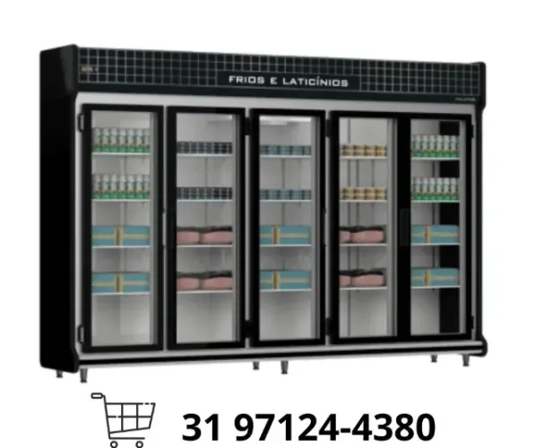 Freezer Refrigerador 5 Portas Polo Frio Novo 220v
