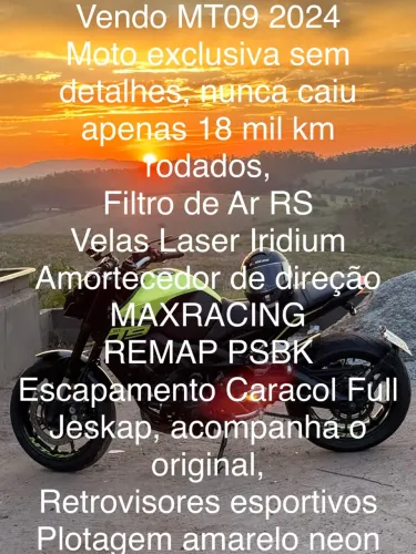 Yamaha MT-09 850cc 2024