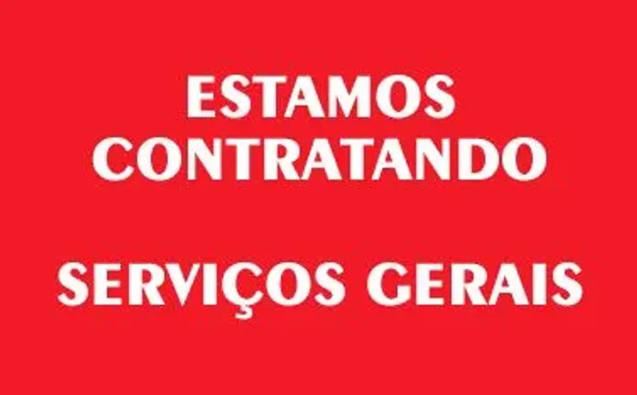 AUXILIAR SERVIÇO GERAIS MASCULINO