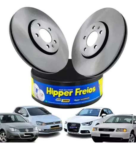 Par ( 02 ) Disco De Freio Dianteiro Audi A3 A1 Vw Golf Polo