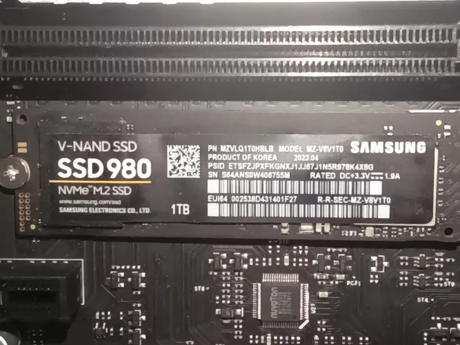 SSD nvme 1tb Samsung 980 pro PCIE 3.0