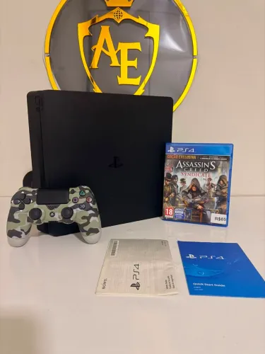 Ps4 Slim1 terá com lacre de fábrica