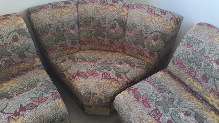 Sofá modular vintage 5 lugares 