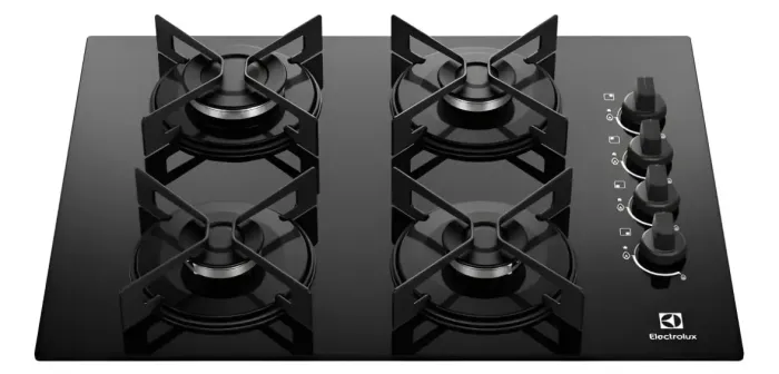 Electrolux - Cooktop 4 Bocas à gás | KE4GR Preto [Bivolt]
