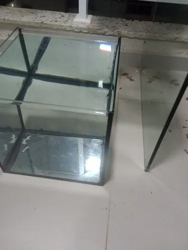 Aquário 30x30x30 tamanho perfeito para decoração
