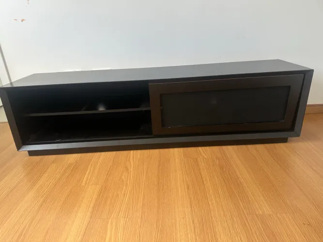 Rack com Tela Preto 160 cm