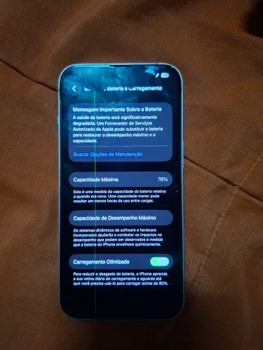Troco iPhone 13 e Samsung A56 5g por iPhone 15 superior