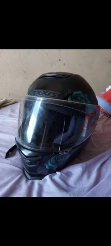 Capacete Axxis flowers turquesa