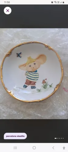 Prato de Porcelana Steatita Vintage