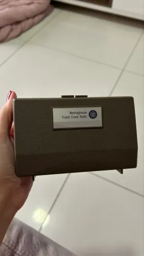 Rádio Relógio Vintage Westinghouse Retrô Antigo