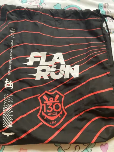 Sacochila Flamengo - Fla Run 2025 (Edição Especial 130 Anos)