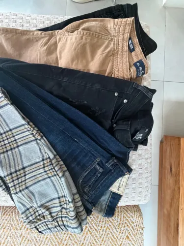 Lote com 5 CALÇAS MASCULINAS