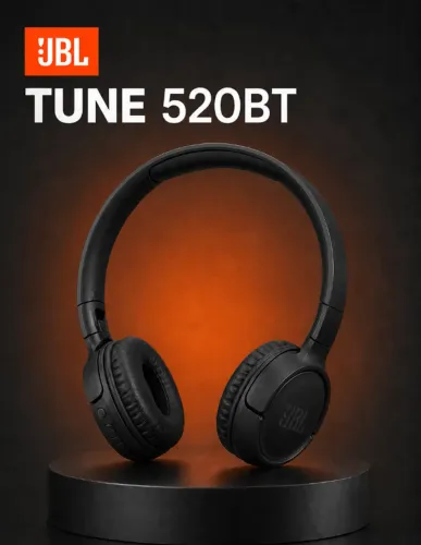 Fone JBL Tune 520bt Bluetooth Sem Fio Som Potente e Conforto