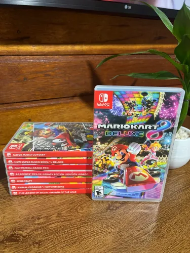 Mario Kart 8 Deluxe.