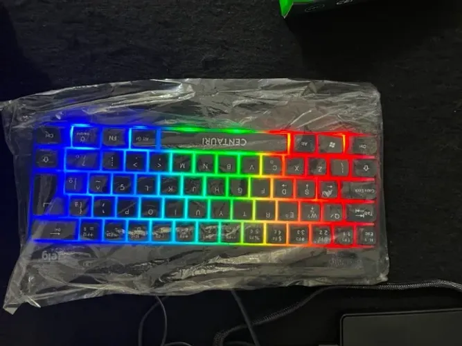 Teclado Gamer ELG Centauri Mini 60% ABNT2 - Rainbow, Membrana Shield, Anti-Ghosting - TGCT