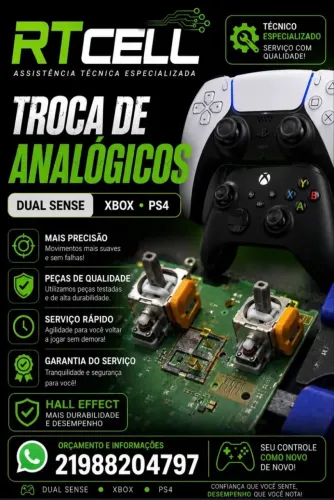 Manutenção controle games
