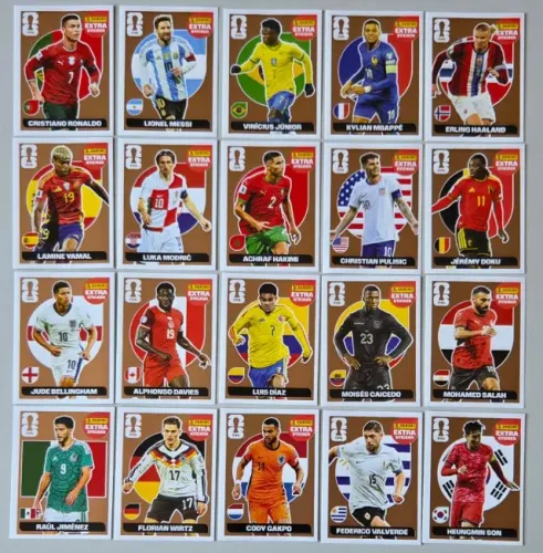 KIT 20 FIGURINHAS LEGENDS BRONZE 2026