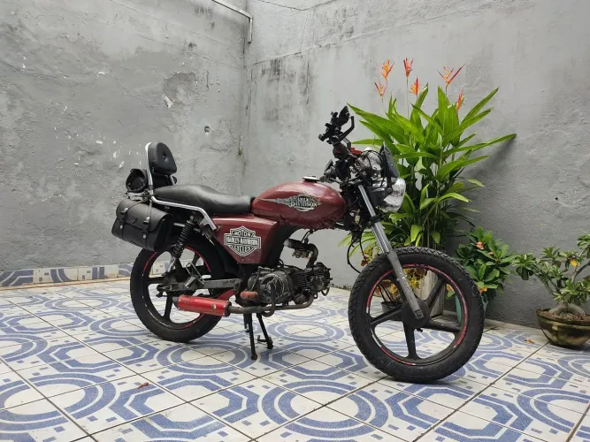 Vendo essa mini Harley Davidson (Dafra super 50)