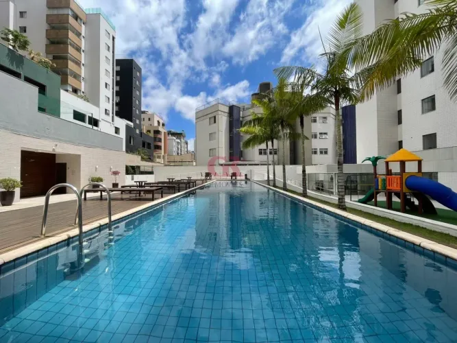 Apartamento de 98 m² no Buritis, 3 quartos, 2 suítes, 4 vagas e prédio com lazer completo