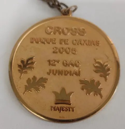 Medalha Corrida Cross Country Jundiai 2005 Ouro Exército 07