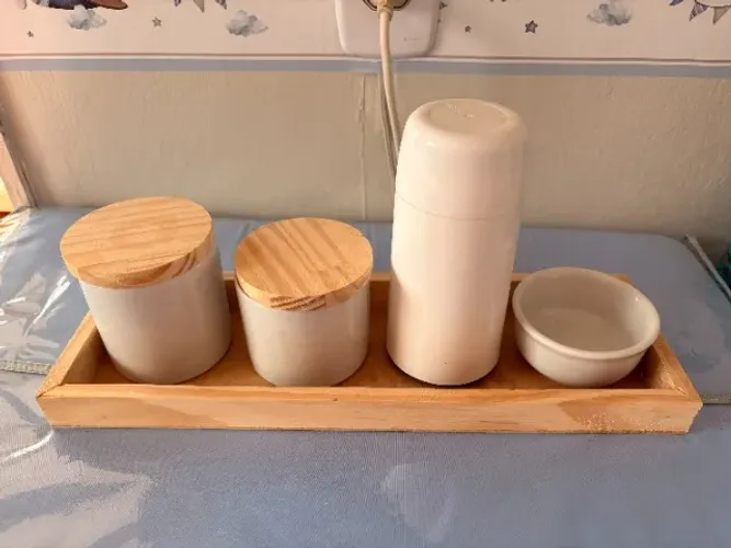 Kit de porcelana de higiene para bebê